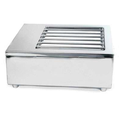 Eastern Tabletop Silverplate Butane Stove Cover Up Product Photo