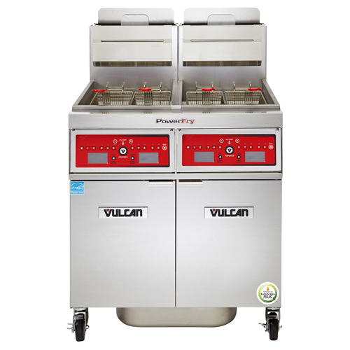 Vulcan Powerfry Gas Fryer Lb Oil Cap Programmable Computer Control Lp Gas