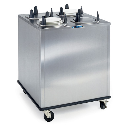 Mobile-Unheated-Enclosed-Cabinet-Dish-Dispenser-Stack-Round-Plate