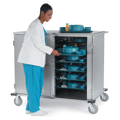 Low Profile Elite Tray Delivery Cart Tray Cap