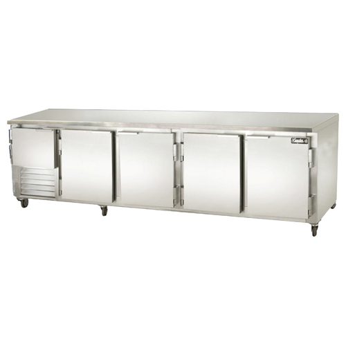 Low-Boy-Undercounter-Self-Contained-Cooler-Steel