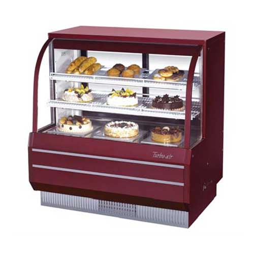 Curved Glass Dry Bakery Case Product Photo